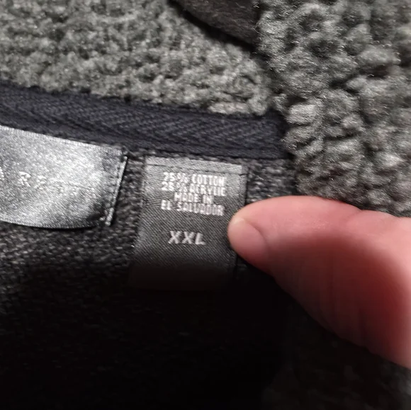 Oscar de la Renta Men's XXL Tight-Knit Pullover Sweater 1/4 Zip Mock Neck Gray - Picture 8 of 9